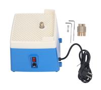 Mini Machine portative de broyeur de vitrail, Kit d'outils de traitement de meulage d'art anti-poussière avec prise ue de 1 pouce, bleu 220V