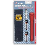 Mini Maglite, mini torcia, alimentata a due batterie AA, blu, Red, n/a