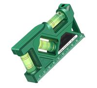 MINI MAGNÉTIQUE SPIRIE - Niveau horizontal et vertical - outil de mesure précis de l'ABS - portable, anti-automne - trois lignes - pour la maison, le travail du bois, les électriciens