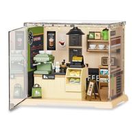 Mini maison de poupée avec lumière LED Make It Miniature, kit de maison miniature à faire soi-même pour adultes, adolescents et débutants, mini maison de poupée avec meubles de décoration d'intérieur