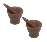 Mini Maison De Poupée Avec Mortier Et Pilon, Bol Broyeur D'épices Et D'ail, 1/12