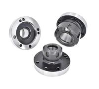 Mini mandrin à bride à quatre axes, Mandrin de serrage à cartouche à quatre axes, bride ER16-ER50 45-160mm for outil de tour CNC(Er50-d125(7hole))