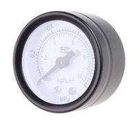 Mini Manomètre Basse Pression À Montage Arrière,Manomètre À Filetage 1/8 "",Manomètre Incassable Pour Carburant,Air,Huile,Eau