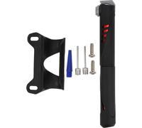 Mini Manual Fahrradpumpe Schrader/Presta -Ventil Universal Fahrradinflator Zyklus AccessoireBlack Rot