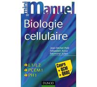 Mini manuel de biologie cellulaire: Cours + QCM/QROC