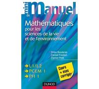 Mini manuel de Mathématiques pour les sciences de la vie et de l'environnement