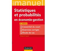Mini manuel de Statistiques et probabilités en économie-gestion - 2 éd.