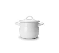Mini marmite - IBILI - MINI MARMITE EMAIL BLANCA - 12 cm - 0 5 L - émail blanc