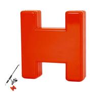 Mini marqueur H Block pour pêche à la carpe - Marqueur pour pêche à la carpe - Marquage des points de brève - Marqueurs H pour matériel de fin