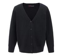 Mini Mart Online Limited Cardigan à manches longues pour fille - 7 couleurs - 3-13 ans, Noir , 9-10 ans