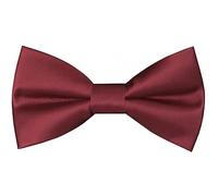 Mini Mart Online Limited Nœud papillon Dickie uni pour garçons et enfants, bordeaux, taille unique