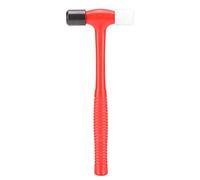 Mini marteau à Double tête, accessoire d'outil de réparation pour la fabrication de bijoux (poignée rouge)