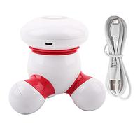 Mini Masseur Corporel Portable USB électronique pour le Dos, le Cou, les Bras et les Jambes, Masseur à Vibrations Douces avec Lumière LED