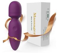 Mini masseur portable sans fil avec 10 modes, masseur personnel pour cou, épaules, dos, corps (violet)