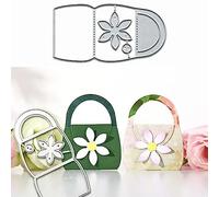 Mini matrices de découpe en métal pour sac à main, sac à main, motif fleur et dentelle, pochoirs de découpe pour loisirs créatifs, cartes d'invitation, scrapbooking, album, gaufrage, papier de