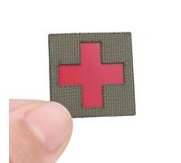 Mini Medical Cross IFAK First Aid Tiny Patch [Ranger Green,Red]