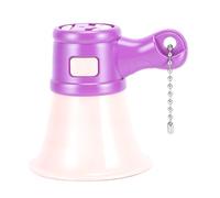 Mini mégaphone Bullhorn 2 pièces porte-clés haut-parleur mégaphone Portable | Mini mégaphone jouet ergonomique conception portative Portable suspendu amplificateur vocal mégaphone jouet
