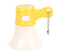 Mini mégaphone Bullhorn 2 pièces porte-clés haut-parleur mégaphone Portable | Mini mégaphone jouet ergonomique conception portative Portable suspendu amplificateur vocal mégaphone jouet