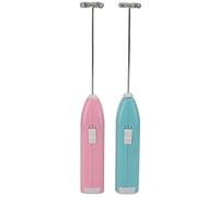 Mini mélangeur à main agitateur électrique fouet à café moteur à grande vitesse opération à une main en acier inoxydable antirouille durable pour aquarelle pigment peinture