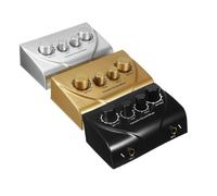 Mini mélangeur audio karaoké professionnel double entrées micro avec cable pour scène Home KTV, noir