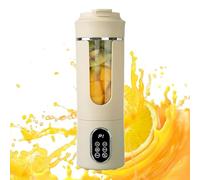 Mini mélangeur portable de 700 ml, 1500 mAh rechargeable par USB avec 12 cutters, avec 4 modes de coupe, mixeur portable pour smoothies de fruits, milkshakes, jus de légumes