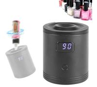 Mini Mélangeur Vortex - Agitateur d’Encre Électrique 5200 tr/min avec Mélange Bidirectionnel, 3 Vitesses, Mélange Rapide en 5 Secondes, Base Antidérapante à Ventouse pour Vernis à Ongles & Pigments