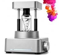 Mini mélangeur Vortex,mélangeur peinture automatique 3 vitesses 3500 tr/min | Compatible bouteilles d'une hauteur 35 à 125 mm d'une largeur 25 50 mm, minuterie 0 à 3 minutes, for shake peinture