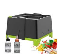 Mini mélangeur Vortex - Shaker de peinture à 3 étapes pour modèle de bricolage, vernis à ongles, utilisation en laboratoire - Compatible avec des conteneurs de 2 à 4,85 cm de diamètre