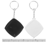 Mini Mètre Ruban de Poche Porte-clés 2 Pièces en Acier