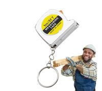 Mini mètre ruban en acier - Règle rétractable de 91 cm - Petit porte-clés - Double échelle claire - Mètre ruban portable pour la maison, le bureau, les projets de bricolage et les travaux manuels