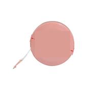 Mini mètre ruban portable en cuir de 1,5/2 m, ruban de mesure ménager for mesurer trois dimensions(Pink,2.0M)