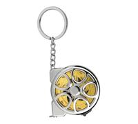 Mini mètre ruban - Règle rétractable métrique et impériale | 4,3 x 4,3 x 2,5 cm | Coque en ABS et lame en acier | Mètre ruban métrique/impérial double face de 2 m avec porte-clés