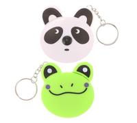 Mini Mètre Ruban Rétractable Porte-clés Animal, 2 Pièces
