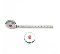 Mini mètre ruban rétractable pour couture, artisanat et travail du bois - Règle en acier inoxydable de 1/2/3 mètres avec marquages faciles à lire, design compact pour un usage domestique (1 mètre)