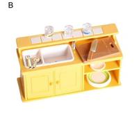Mini Meuble De Rangement, Table À Vaisselle, Modèle De Maison De Poupée, Décor De Scène, Cadeau Pour Enfants