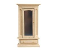 Mini Meubles pour Maison de Échelle 1 12 avec miroir et décoration simulée | Mini meuble Pour anniversaire, décoration intérieure, vitrine, collection, projet DIY