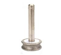 Mini meule abrasive diamantée concave de 2 à 12 mm, chanfreinage à bord droit for affûtage du verre, du jade, de la céramique(400,4mm)