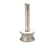 Mini meule abrasive diamantée concave de 2 à 12 mm, chanfreinage à bord droit for affûtage du verre, du jade, de la céramique(150,8mm)