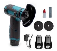 Mini meuleuse avec valise, Flex, sans fil, 12 V, 76 mm, 19500 tr/min, mini meuleuse, pour coupe, élagage, angulaire, protection disque, coupe parfaite