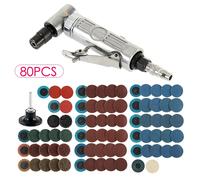 Mini Meuleuse d'Angle à Air 1/4 Résistante à 90 °, Polisseuse de Meulage Pneumatique, Machine à Graver, Kit d'Outils Carimplantés avec /05/2019 de Ponçage Only Machine