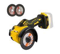 Mini meuleuse d'angle pour batteries DEWALT 18 V 20 V, outil de coupe sans fil de 7,6 cm, outil de meulage électrique sans balais 20 000 tr/min avec lumière LED compatible avec DEWALT DCB181 DCB182