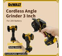 Mini-meuleuse d'angle sans fil DEWALT de 3 pouces, machine à polir et à meuler, outils électriques de découpe NO BATTERY