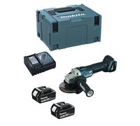 Mini-Meuleuse MAKITA DGA504RFJ (2 x 3,0 Ah DC18RC MAKPAC 3)