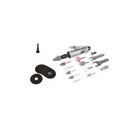 mini meuleuse pneumatique avec accessoires et disques -