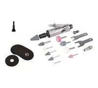 MINI MEULEUSE PNEUMATIQUE AVEC ACCESSOIRES ET DISQUES