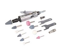 MINI MEULEUSE PNEUMATIQUE ET ACCESSOIRES - 15 pièces