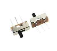 mini micro commutateur, commutateur de bascule, Interrupteur à bascule SS-12D00 2/4/6 mm, montage sur circuit imprimé, interrupteur coulissant 1P2T, 1 voie, 2 bandes, paquet de 50(SS12D00-G4)