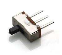 mini micro commutateur, commutateur de bascule, Lot de 10 interrupteurs à bascule SS12D00 SS12D00G3 3 broches marche/arrêt 1P2T 2 positions longueur de la poignée 4 mm(10PCS Straight foot)