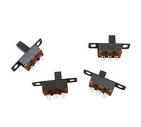 mini micro commutateur, commutateur de bascule, Lot de 20 mini interrupteurs coulissants SPDT SS12F15 noirs 50 V 0,5 A, hauteur de poignée 3-6 mm, for bricolage(3mm)