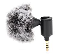 Mini Micro-Cravate Cardioïde 3,5 Mm, Plug and Play, Microphone D'enregistrement Vidéo, Micro à Condensateur Directionnel Cardioïde pour Téléphone Portable, Appareil Photo